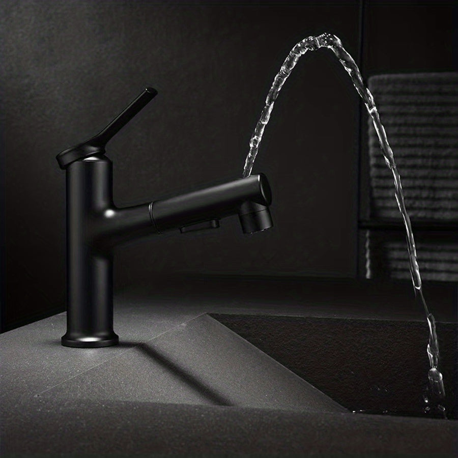 Single Lever Basin Mixer Tap – White / Black / Chrome