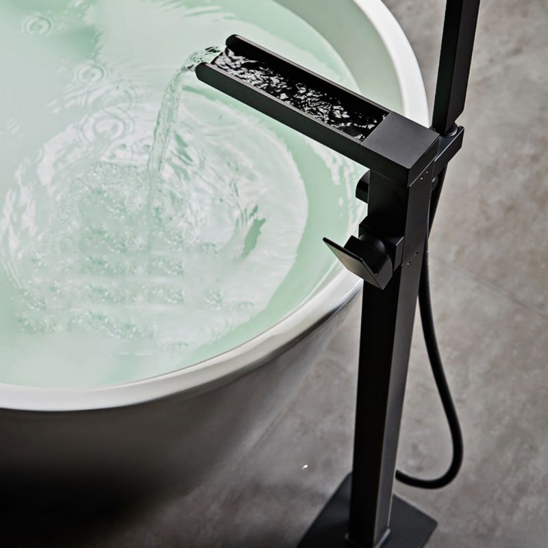 Freestanding Waterfall Bath Filler Tap – Floor Mounted