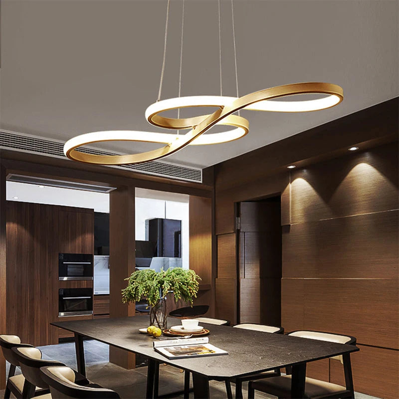 Kitchen Island Pendant Light – LED Loop Design