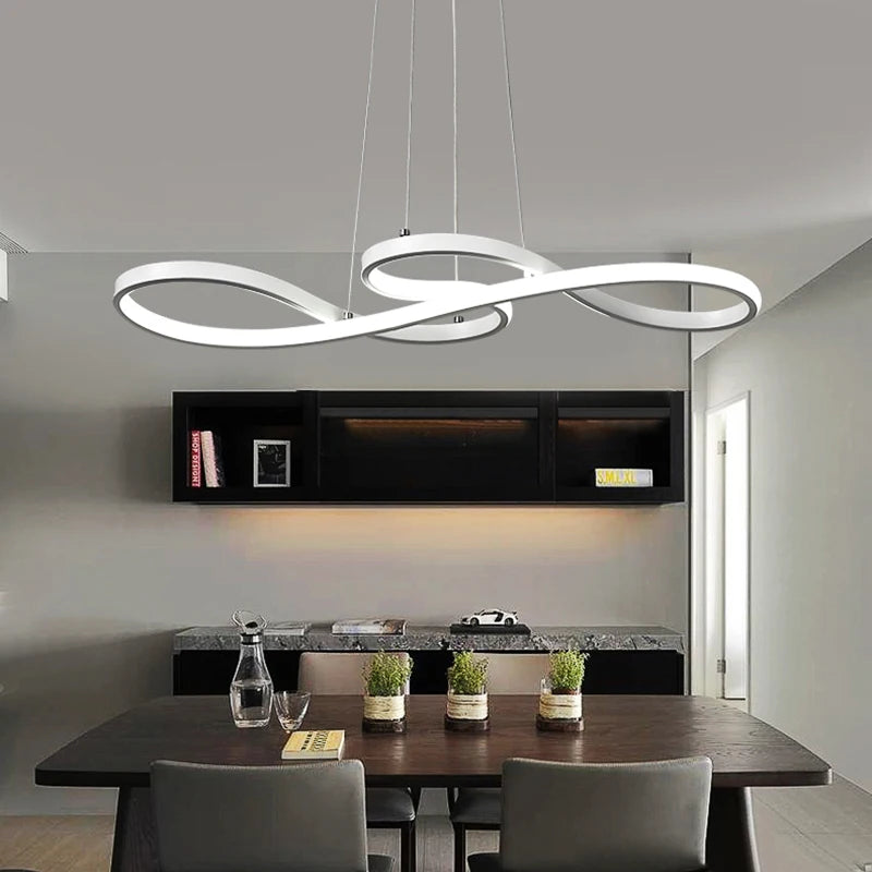 Kitchen Island Pendant Light – LED Loop Design