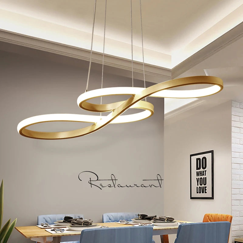 Kitchen Island Pendant Light – LED Loop Design