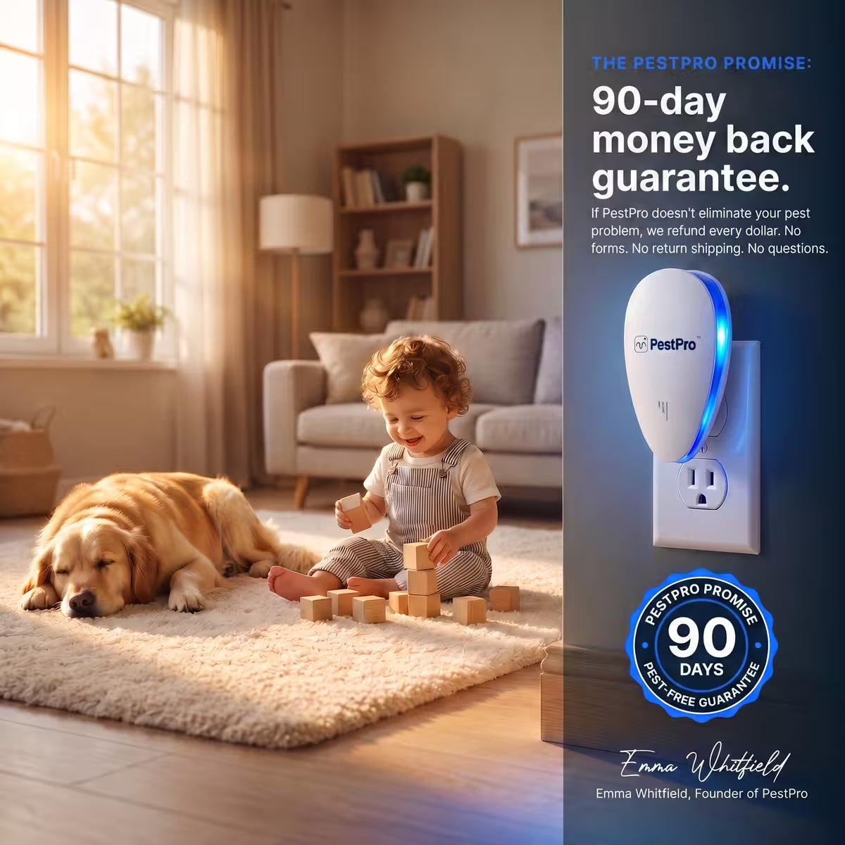PestProHome™ Ultrasonic Pest Repeller