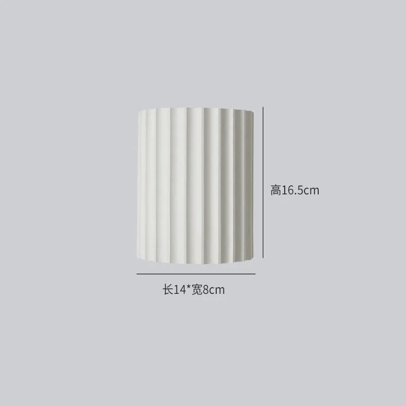 Fluted Wall Light – Resin Shade