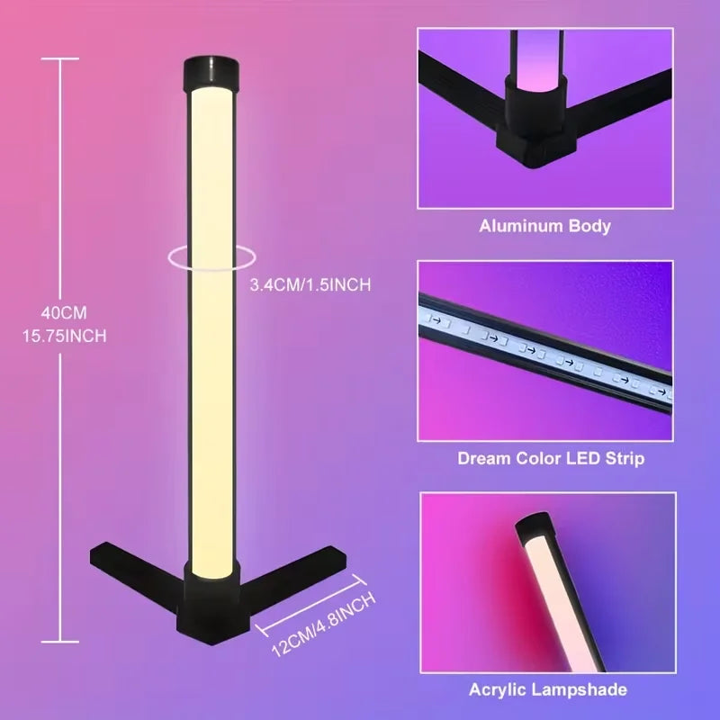 RGB Floor Lamp – Colour Changing with Music Sync