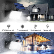 Solar Outdoor Wall Light with Motion Sensor & Remote Control