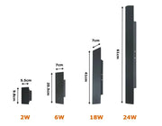 Up Down LED Wall Light – Aluminium