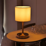 Rechargeable Table Lamp – Fabric Shade & Touch Control