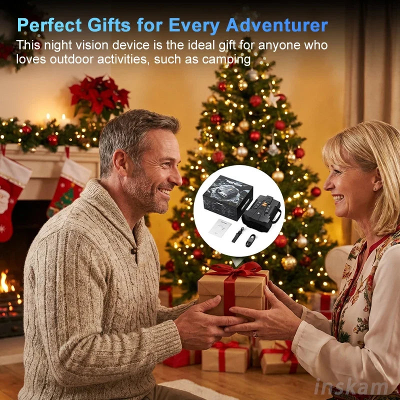 4K Night Vision Binoculars – 4.5″ Screen & 10x Digital Zoom
