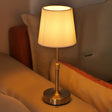 Rechargeable Table Lamp – Fabric Shade & Touch Control