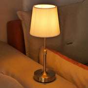 Rechargeable Table Lamp – Fabric Shade & Touch Control