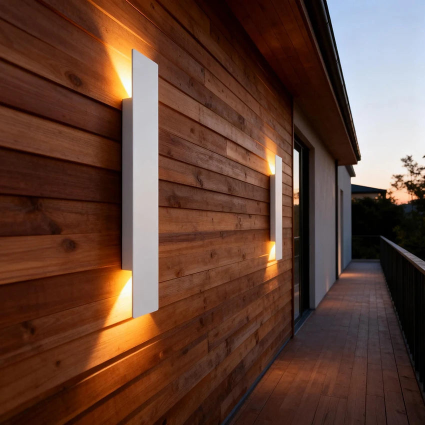 Outdoor Up Down LED Wall Light – Black or White