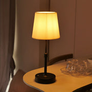 Rechargeable Table Lamp – Fabric Shade & Touch Control