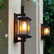 Outdoor Wall Lantern – Ribbed Glass
