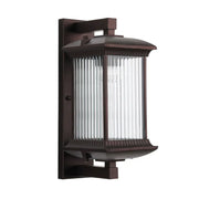 Outdoor Wall Lantern – Ribbed Glass
