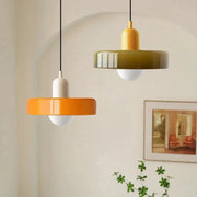 Bauhaus Pendant Light – Retro Glass Shade