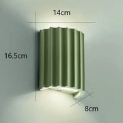 Fluted Wall Light – Resin Shade