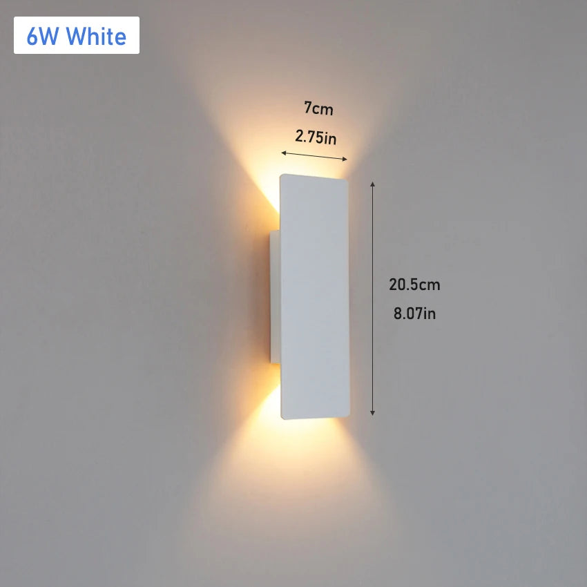 Outdoor Up Down LED Wall Light – Black or White