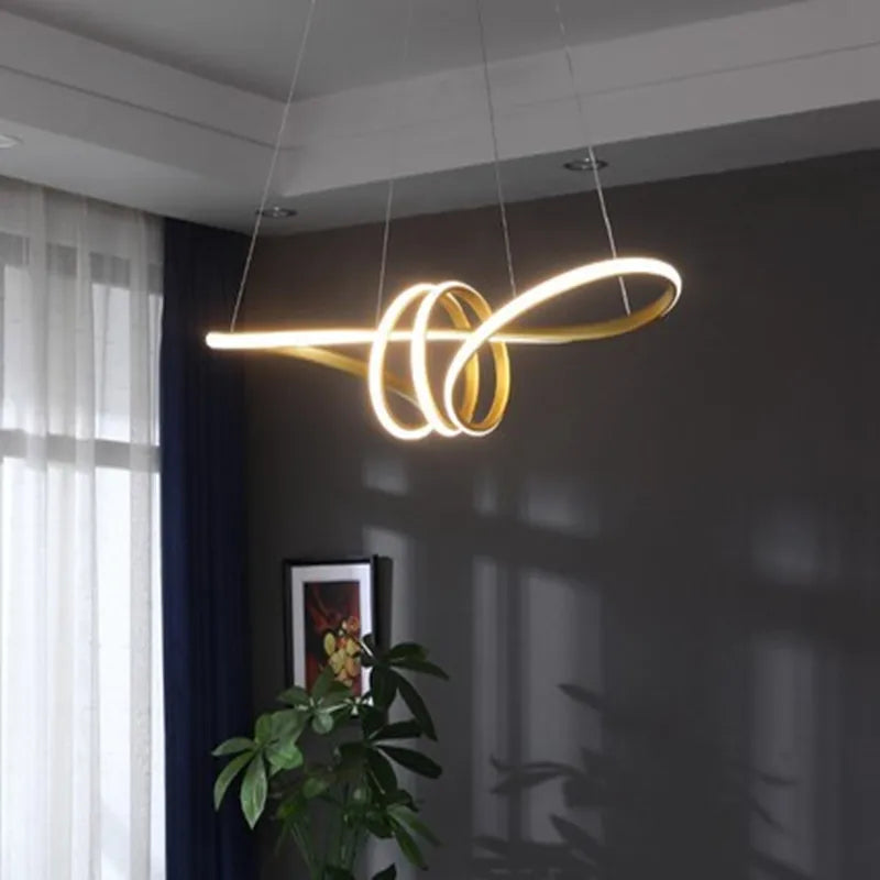 Kitchen Island Pendant Light – LED Loop Design