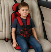 Portable Child Travel Seat, Foldable Lightweight Compact Design with Adjustable Harness, Removable Fabric, 2 Sizes and 8 Colours for Family Travel