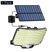 Solar Outdoor Wall Light with Motion Sensor & Remote Control