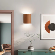 Fluted Wall Light – Resin Shade