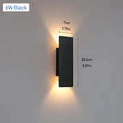 Outdoor Up Down LED Wall Light – Black or White