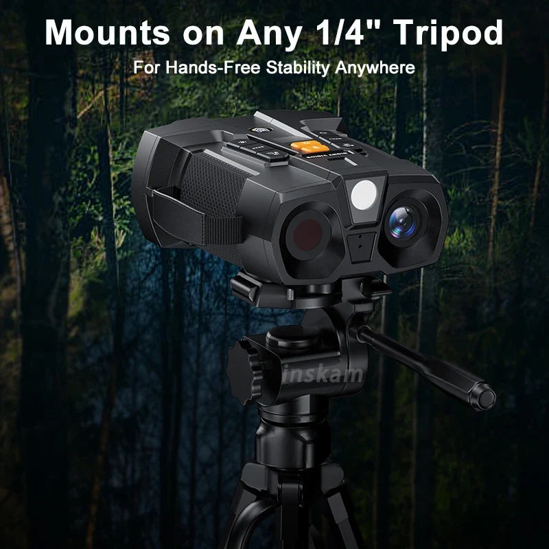 4K Night Vision Binoculars – 4.5″ Screen & 10x Digital Zoom