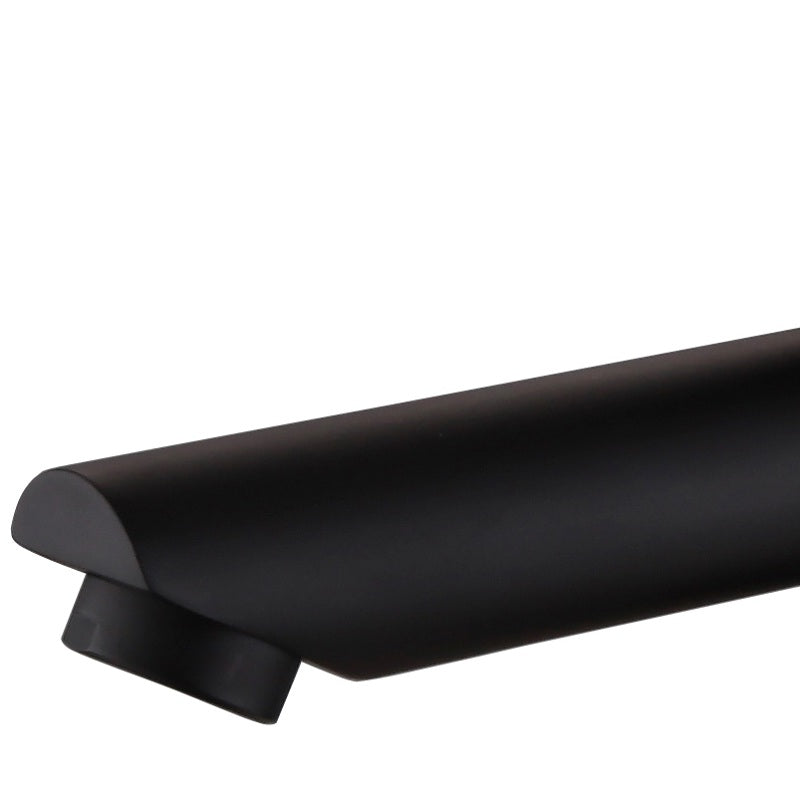 Matte black basin mixer tap bathroom