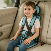 Portable Child Travel Seat, Foldable Lightweight Compact Design with Adjustable Harness, Removable Fabric, 2 Sizes and 8 Colours for Family Travel