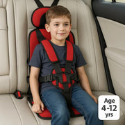 Portable Child Travel Seat, Foldable Lightweight Compact Design with Adjustable Harness, Removable Fabric, 2 Sizes and 8 Colours for Family Travel
