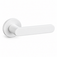 ALORA white door handle – complete view on white background