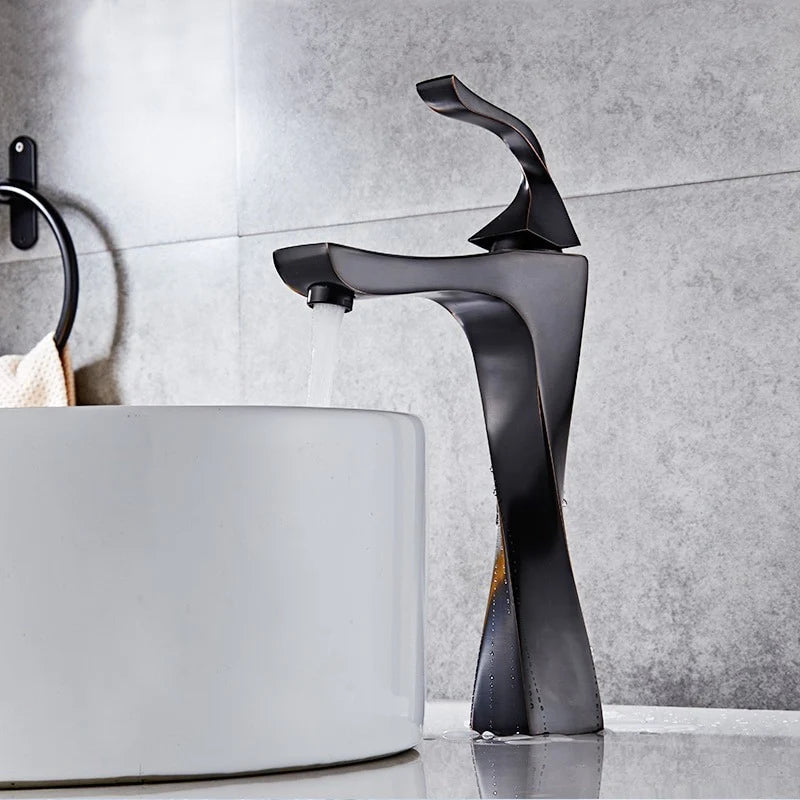 Artist basin mixer tap 10
