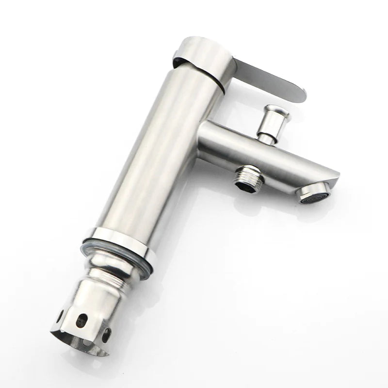 Atlantic single-hole bath mixer with hand shower 4