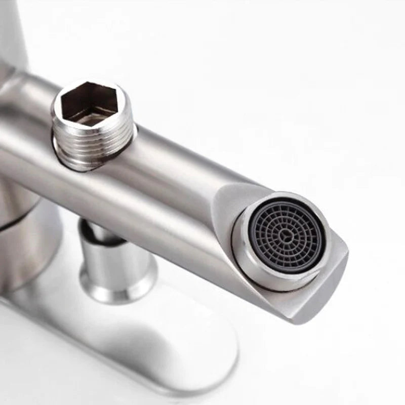Atlantic single-hole bath mixer with hand shower 6