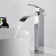 Waterfall basin mixer tap 1