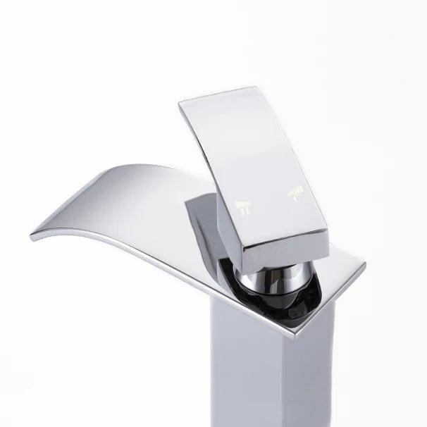 Waterfall basin mixer tap 4
