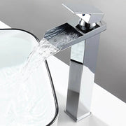 Moon waterfall basin mixer tap 1