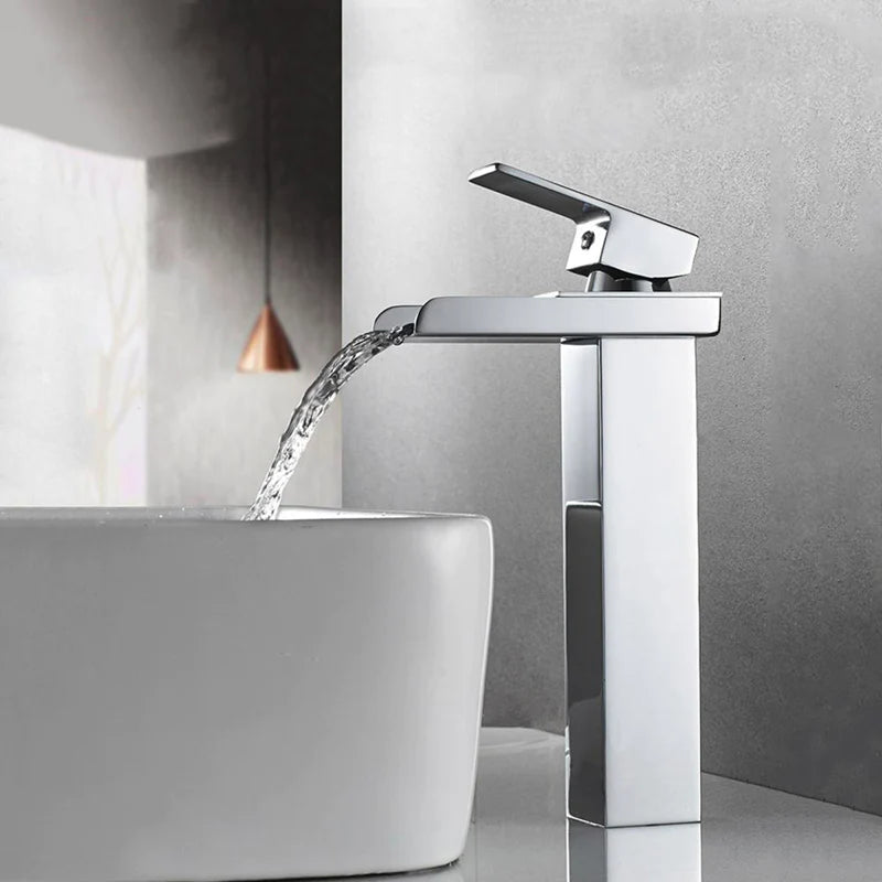 Moon waterfall basin mixer tap 3