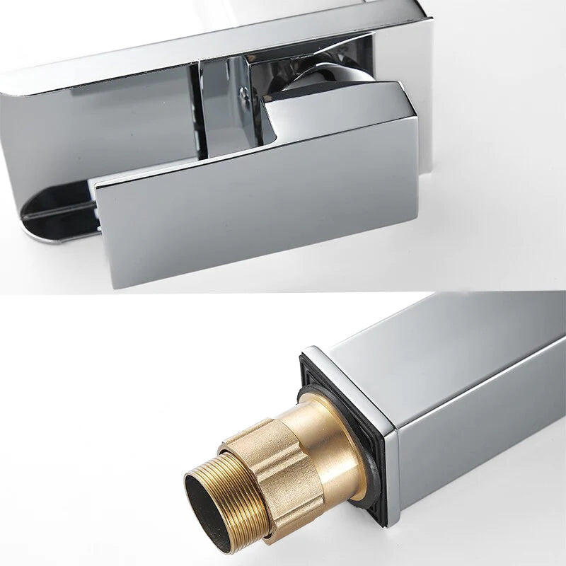 Moon waterfall basin mixer tap 4