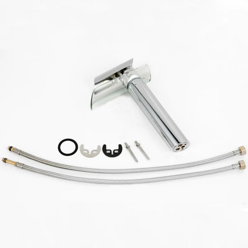 Cascade glass basin mixer tap 7
