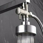 Chrome 3-way WC tap 1/2 2