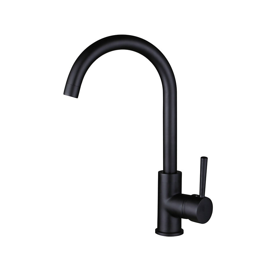 Classic swan neck kitchen mixer tap 4