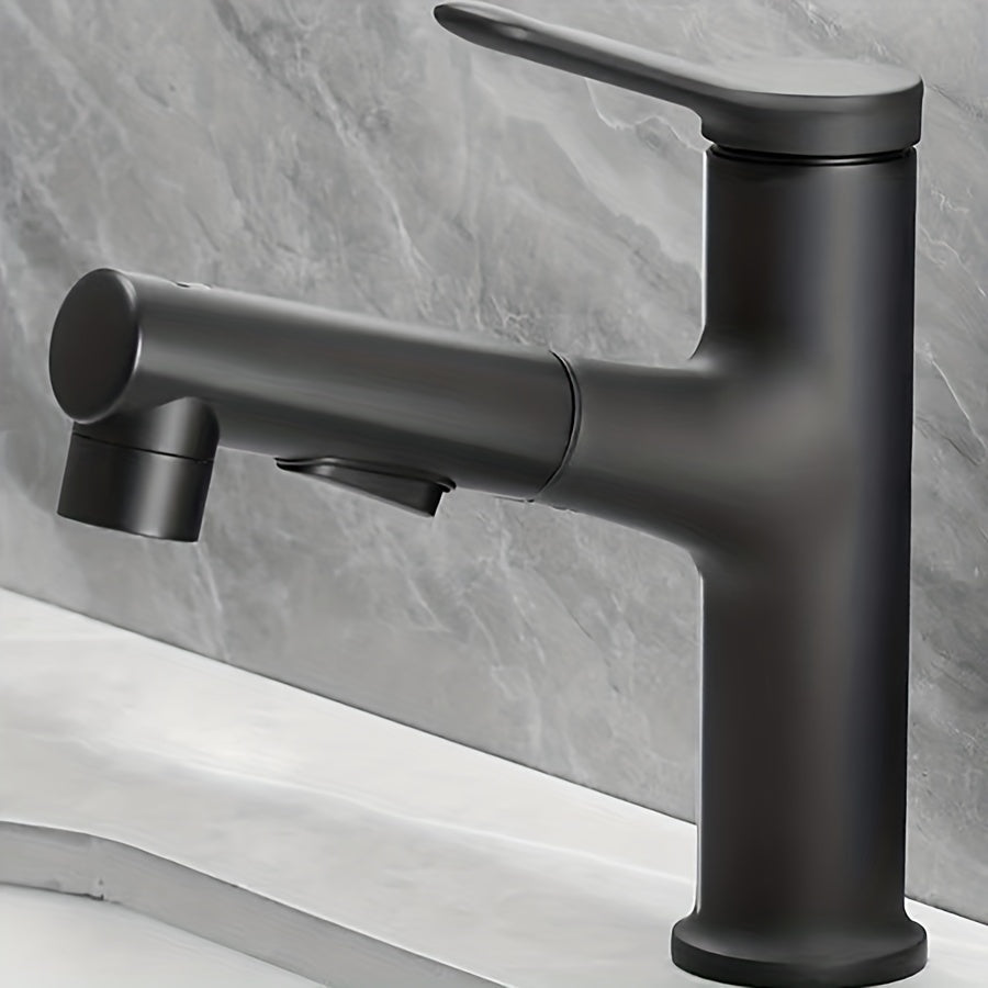 Single Lever Basin Mixer Tap – White / Black / Chrome
