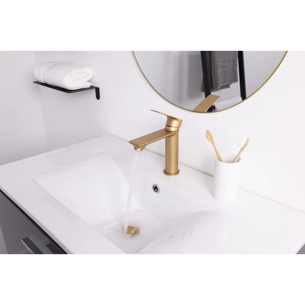 Chrome basin mixer tap – view 12
