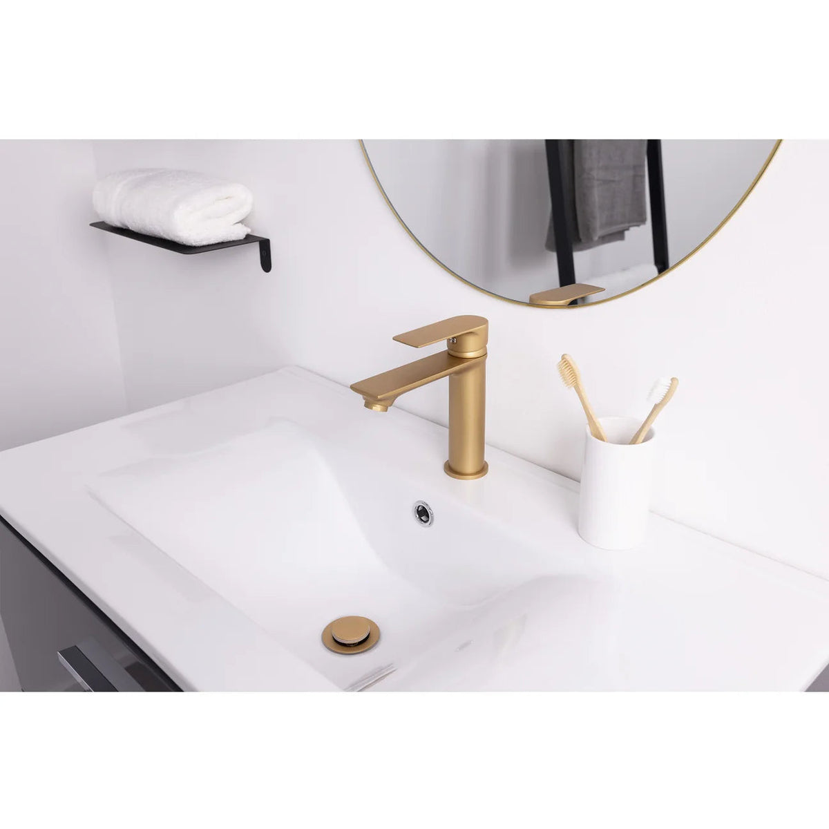 Chrome basin mixer tap – view 13
