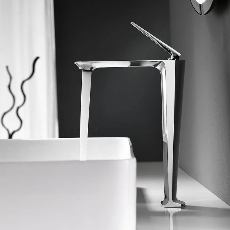 Elegant basin mixer tap 1