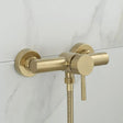 Gold brass shower mixer 1