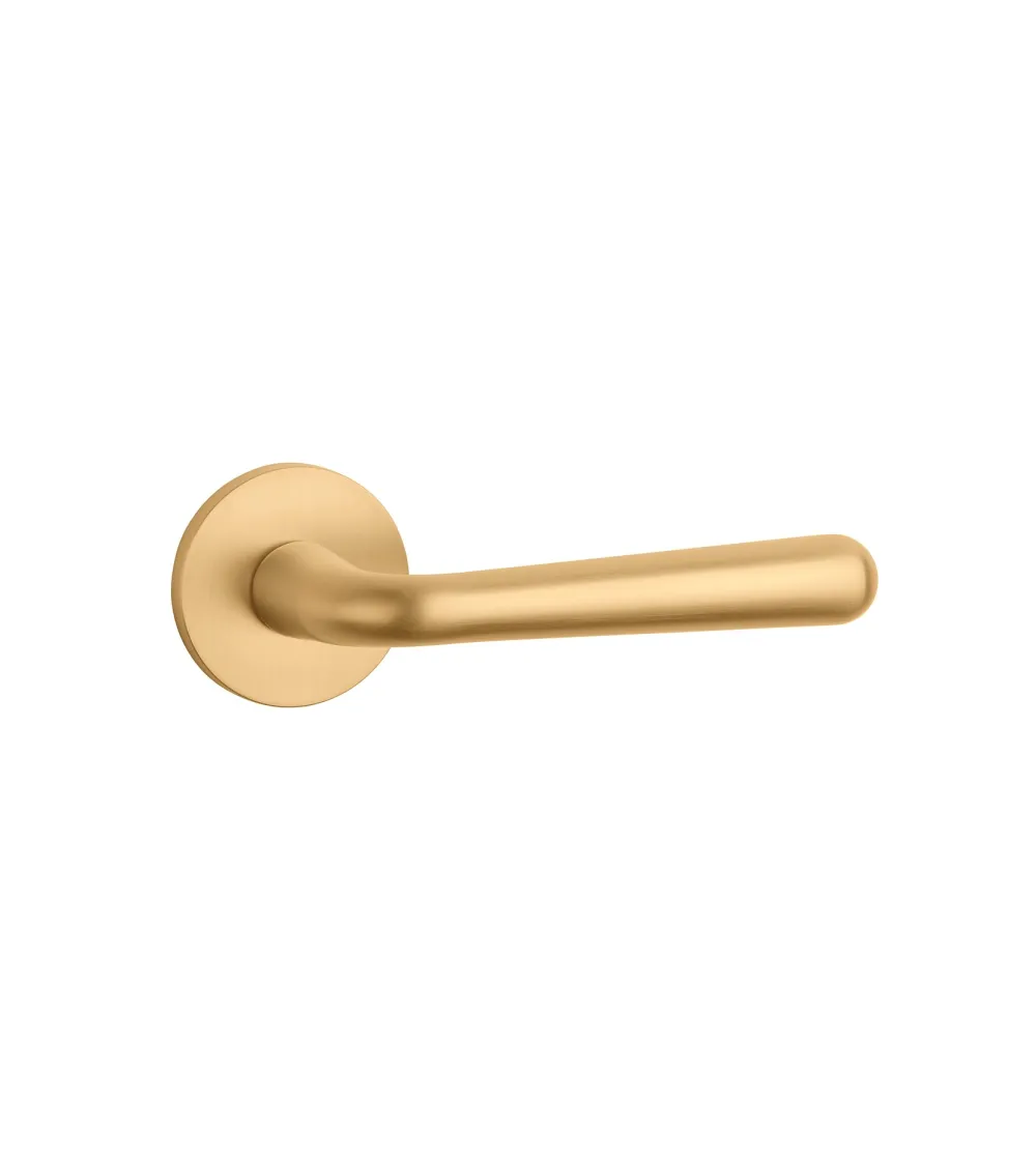IRGA Satin Gold Door Handle Pair