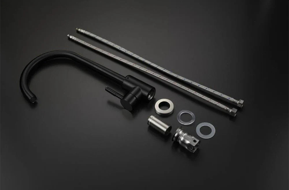 Lila contemporary kitchen mixer tap 10