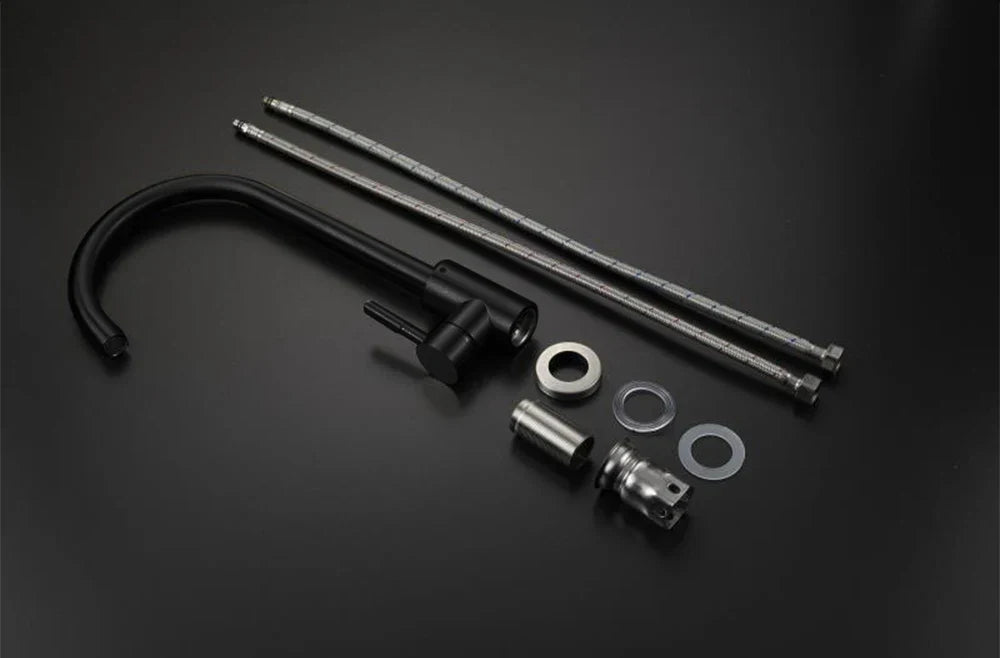 Lila contemporary kitchen mixer tap 3